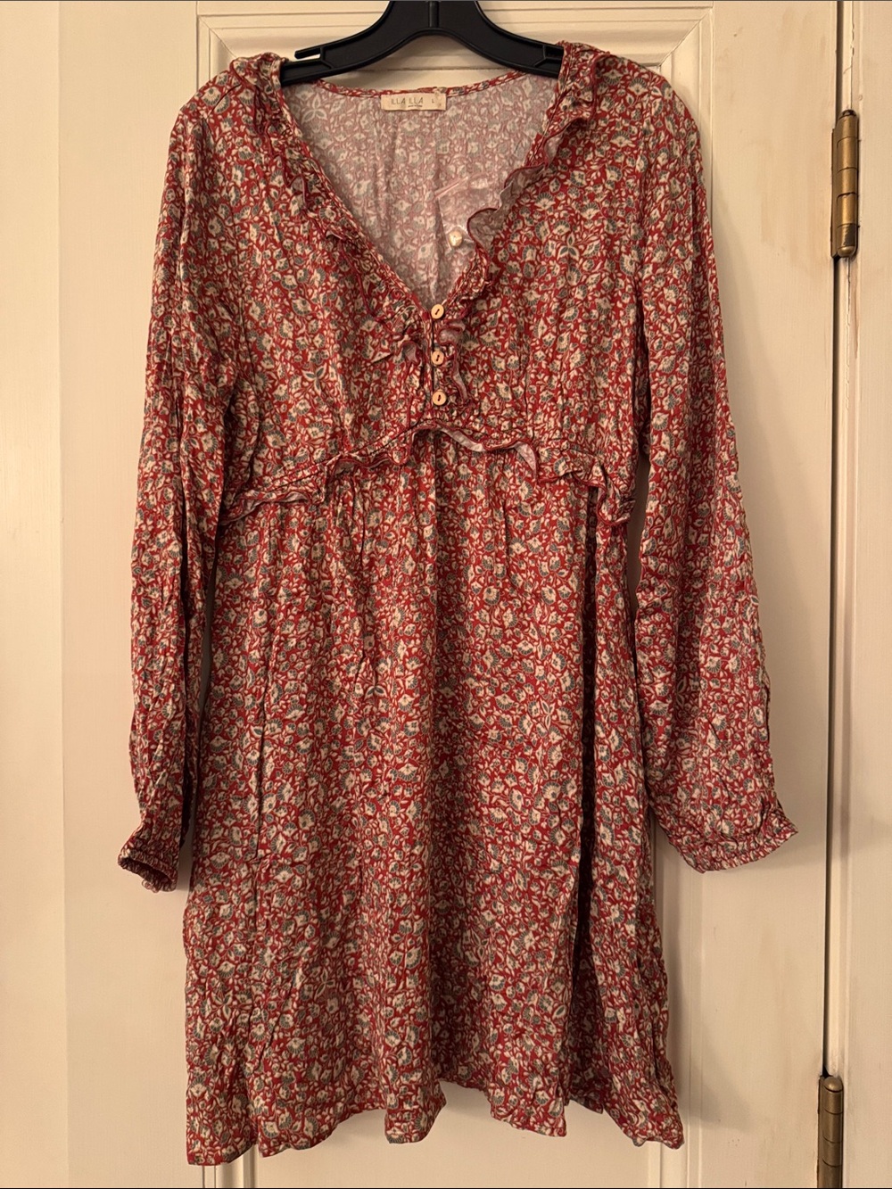 ILLA ILLA Red Floral Mini Dress